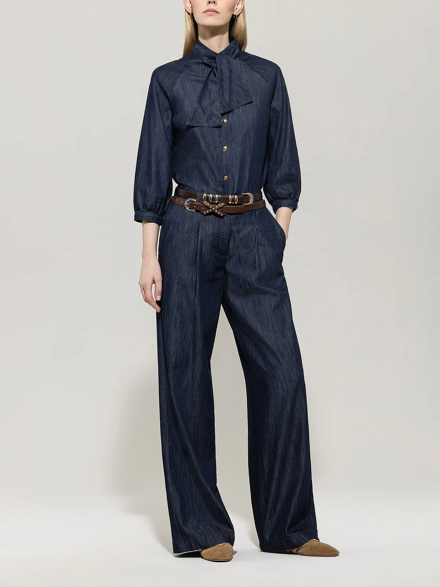LUISA CERANO | Jeansbluse | 